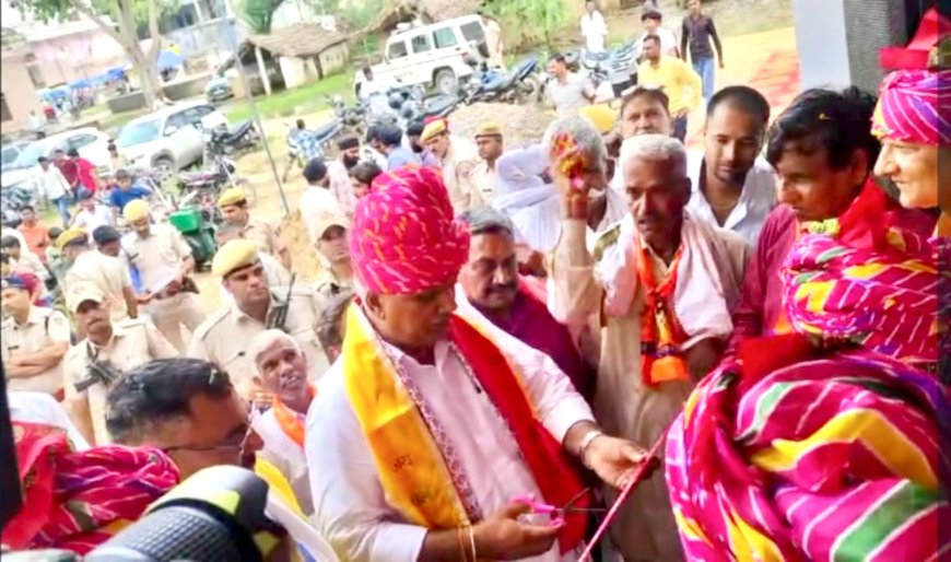 शेरपुर मंदिर में  श्री आदि गौड ब्राह्मण समाज धर्मशाला सेवा समिति का उद्घाटन समारोह हुआ आयोजित