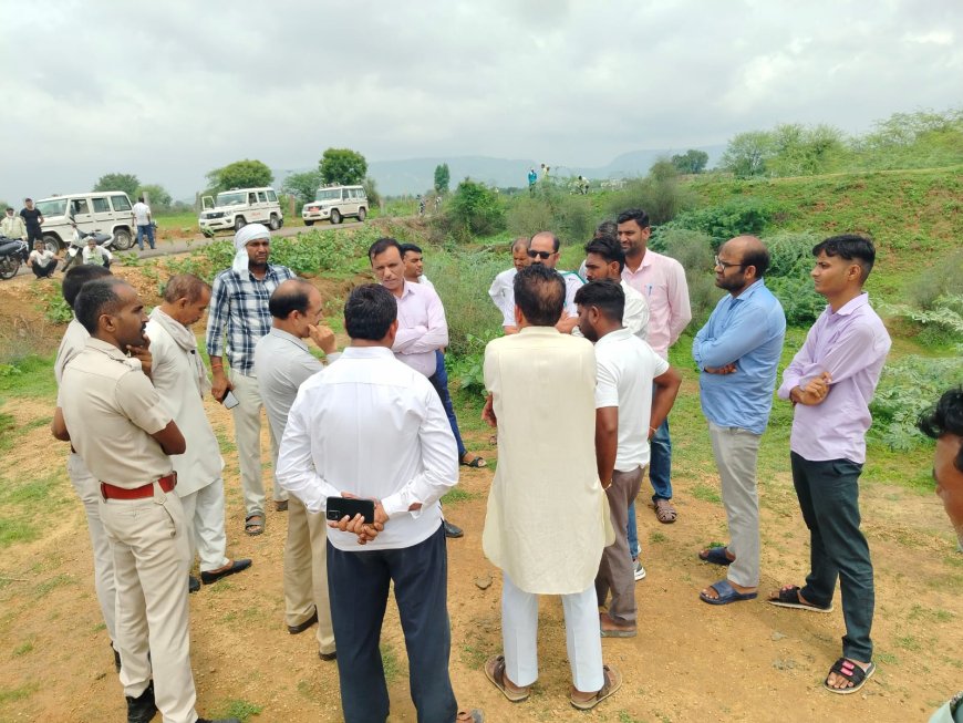 जिला सीमा भूमि पर विवाद, ग्रामीणों का अपने अपने जिले की भूमि होने का दावा