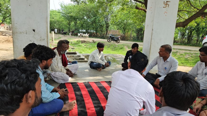 घुमंतू एवं अर्ध घुमंतू जाति के बच्चों को शिक्षा के लिए किया जागरूक