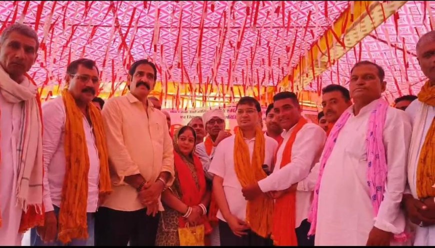 निःशुल्क नेत्र जांच व रक्तदान शिविर हुआ आयोजित