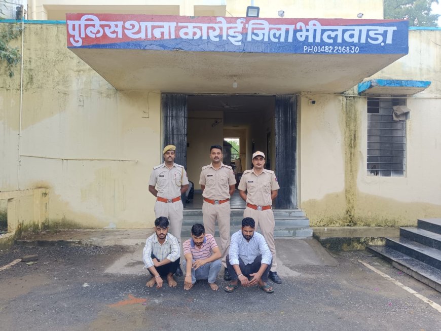 कारोई पुलिस द्वारा अवैध शराब परिवहन के खिलाफ की कार्यवा: 432000 रूपये की अवैध शराब जप्त