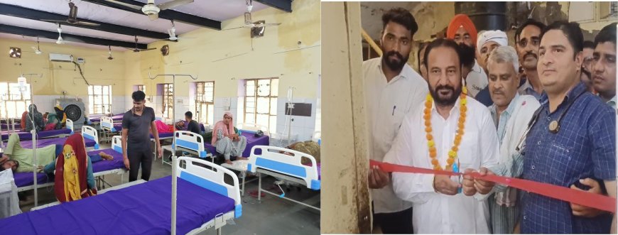 गोविंदगढ़ अस्पताल को मिले 20 बेड: निरीक्षण करने पहुंचे विधायक, व्यवस्थाओं के साथ निर्माण कार्य का जायजा लिया