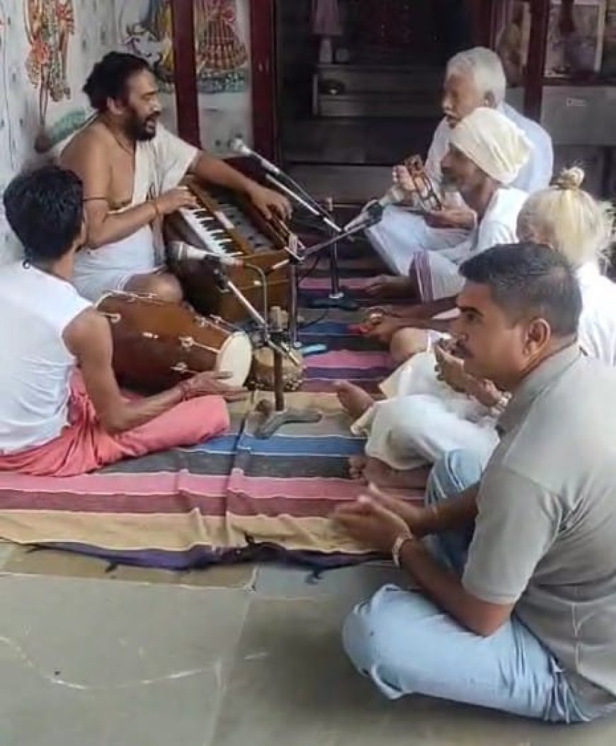 गोपाल दास भगेगा धाम आश्रम पर जारी है रामधुनी का कार्यक्रम