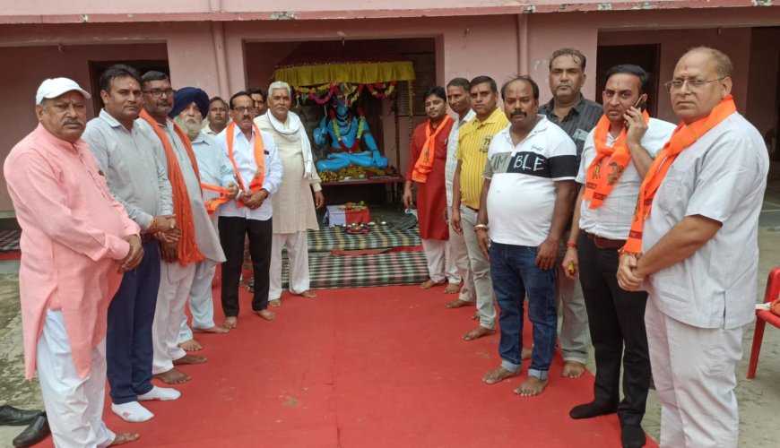 सैनी समाज के डाक कावड़ियों का एक दल हरिद्वार के लिए हुआ रवाना
