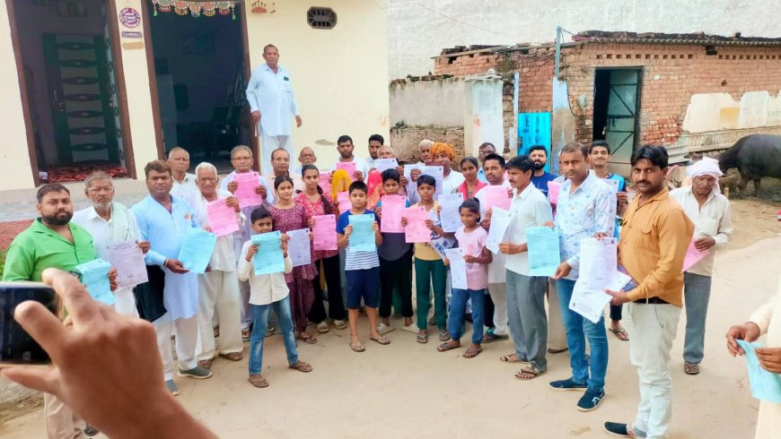 तिजारा में 27 जुलाई को होगा प्रतिभावान छात्र-छात्राओं का सम्मान, सकतपुरा में हुई तैयारी बैठक