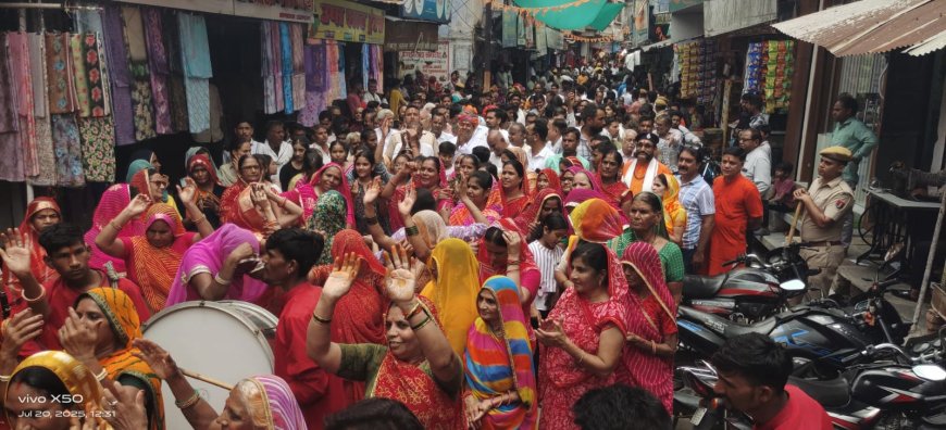 10 माह बाद निज धाम पहुंचे पीताम्बर राय श्याम, विधायक सहित प्रशासनिक लवाजमा रहा मौजूद