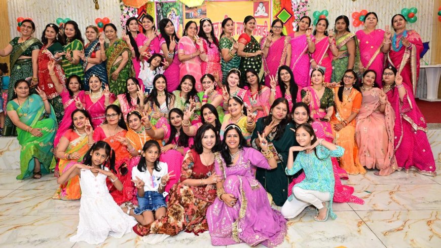 खंडेलवाल वैश्य महिला मंडल ने मनाया तीज उत्सव