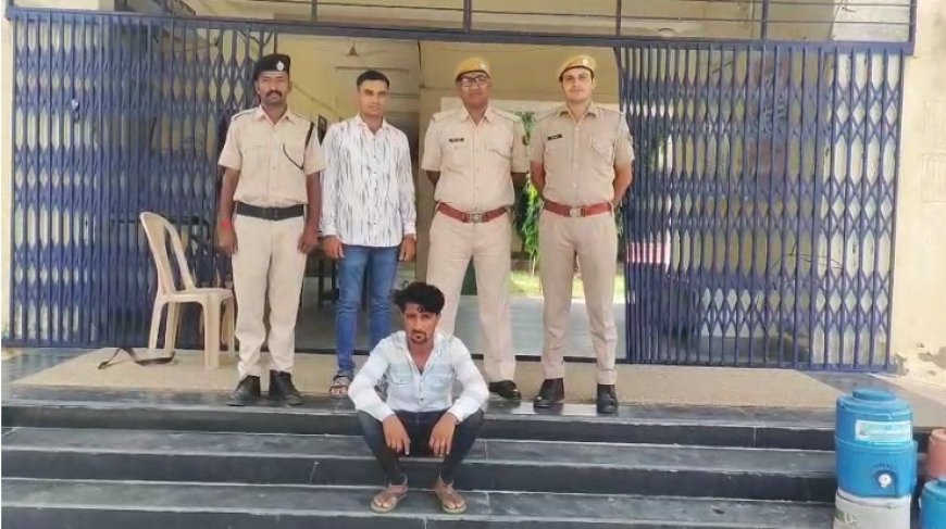 मुंडावर थाना की प्रभावी कार्यवाही दो किलो साठ ग्राम गांजे के साथ एक युवक को किया गिरफ्तार