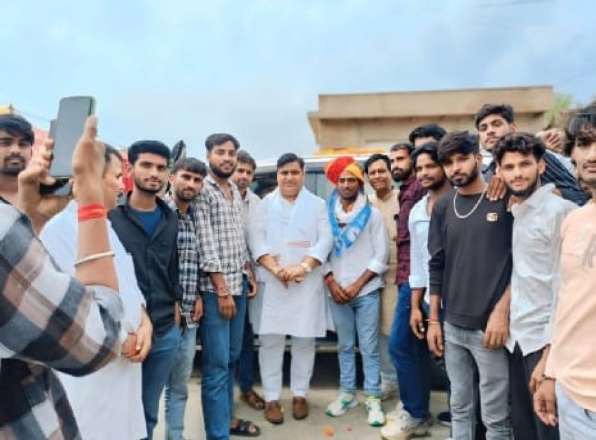 छापोली की पावन धरा पर कांग्रेस प्रदेश अध्यक्ष डोटासरा का जोरदार स्वागत