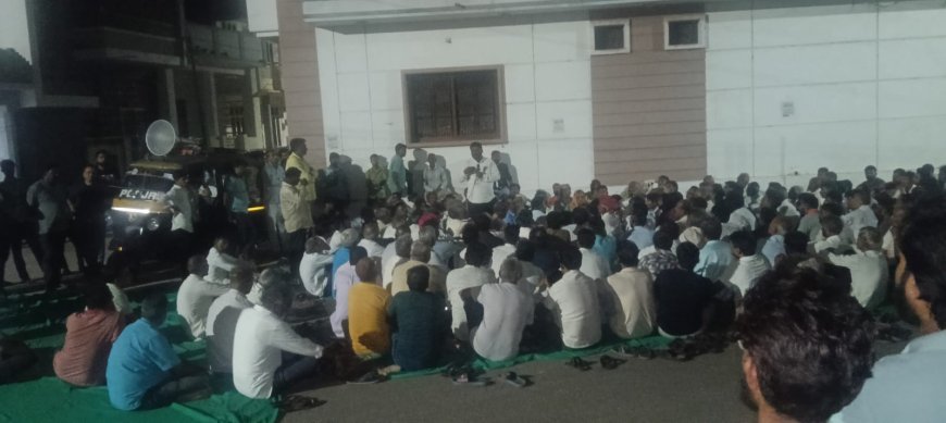 तालाब आगोर भूमी फर्जी पट्टे पर 36 कौम की आम बैठक में लोगों द्वारा आक्रोश टुटा पहाड़ 