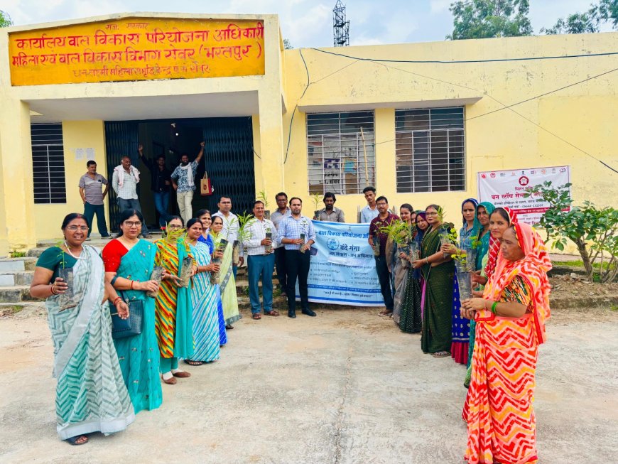 हरियालो राजस्थान अभियान में जुटा जिला प्रशासन:  ग्राम पंचायत से लेकर जिला स्तरीय आयोजन के लिए विभागों ने तैयार किये पौधों के लिए गड्डे