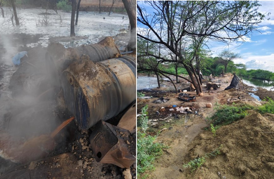 आबकारी निरोधक टीम ने कुम्हेर व डीग में कार्यवाही कर 4 हजार लीटर वॉश व 8 भट्टी नष्ट की, हथकड़ शराब बरामद