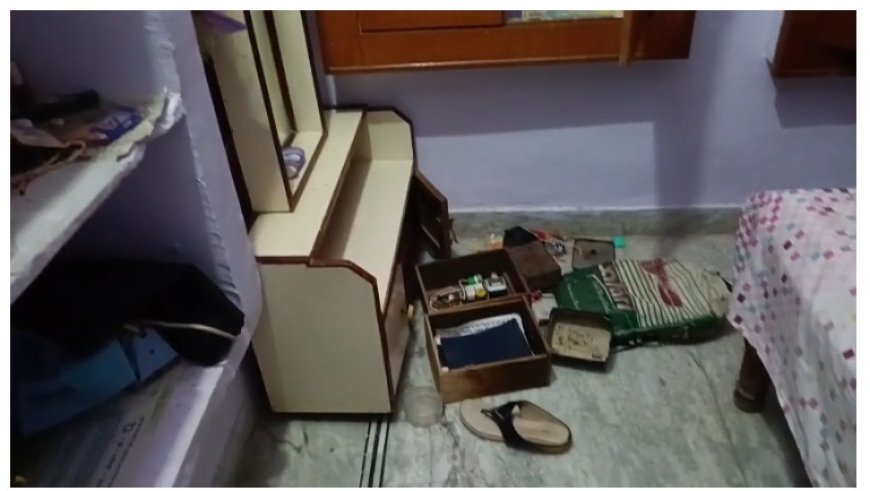 सूने मकान के ताले तोड़कर अज्ञात चोरों ने जेवरात, कपड़े सहित अन्य सामान किया पार