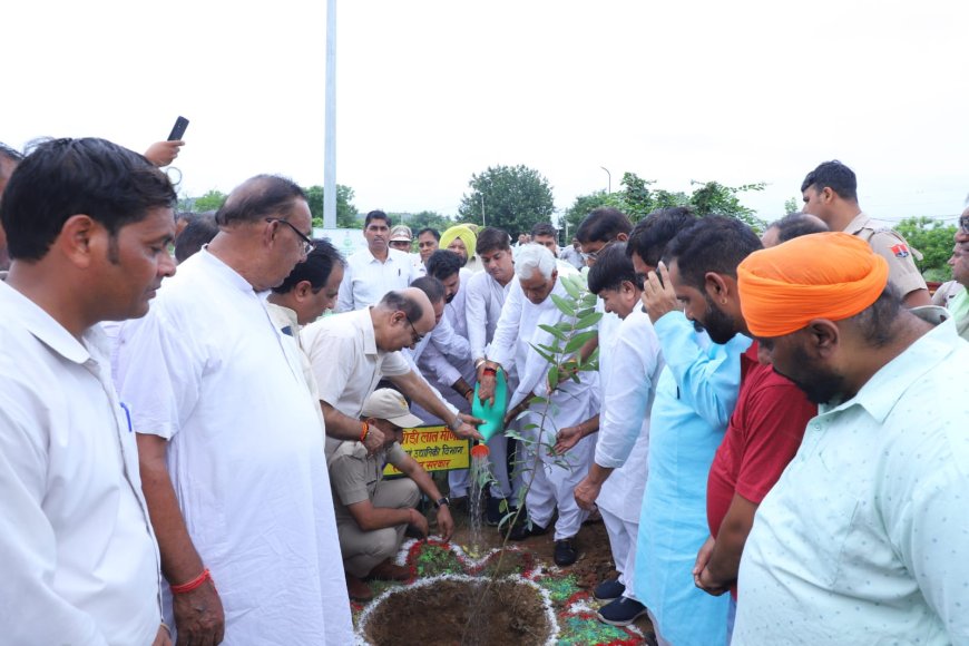 जल है तो कल है, वृक्ष है तो जीवन है- जिला प्रभारी मंत्री