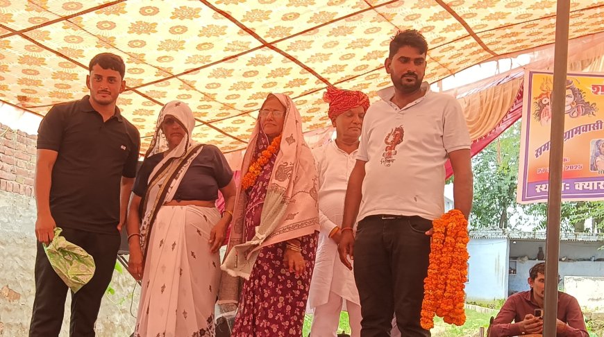 बानसूर के क्यारा में भगवान शिव के तीसरे विशाल भंडारे के साथ सांस्कृतिक कार्यक्रम का हुआ आयोजन