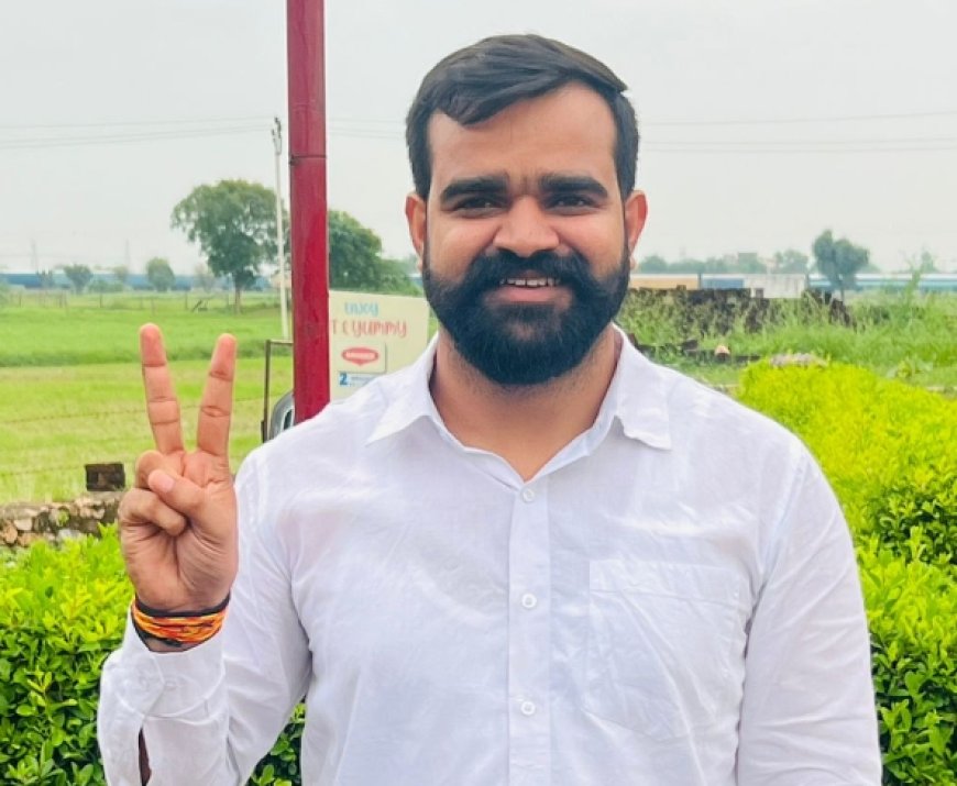 सतीश पटेल रामगढ़िया दोबारा बने अलवर NSUI जिलाध्यक्ष