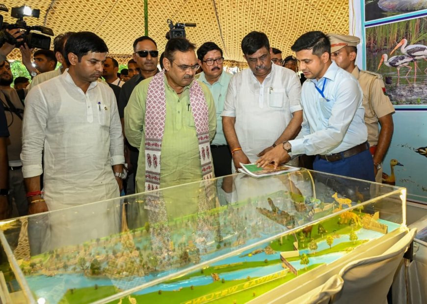 प्रदेश स्तरीय वन महोत्सव में केवलादेव राष्ट्रीय उद्यान की स्टॉल रही आकर्षण का केंद्र: नवाचारों को मुख्यमंत्री ने सराहा