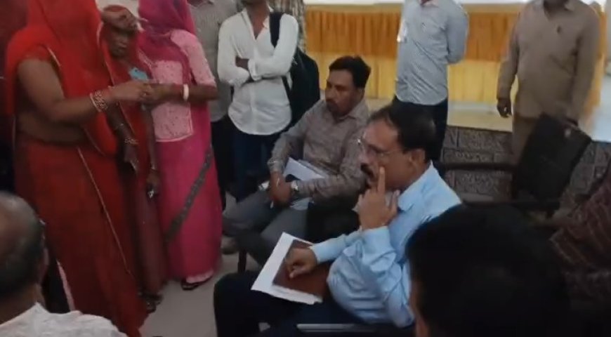 बिजली विभाग तखतगढ़ ने स्मार्ट मीटर को लेकर नगर की बैठक आयोजित