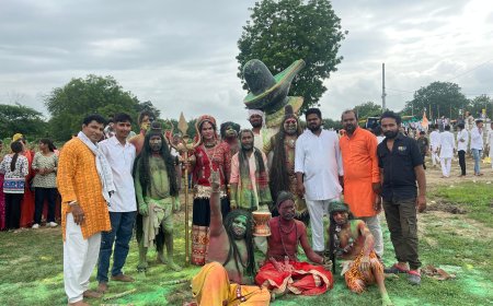 भक्तिभाव से सराबोर कांवड़ मार्ग, झांकियों में दिख रही शिव महिमा, कलाकारों ने मन मोहा