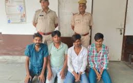 एंटीवायरस अभियान के तहत साइबर ठगी के आरोप में चार युवक गिरफ्तार: 11 मोबाइल फोन और 13 फर्जी सिम कार्ड जब्त