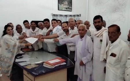 विभिन्न मांगो को लेकर सौंपा उपखंड अधिकारी को ज्ञापन