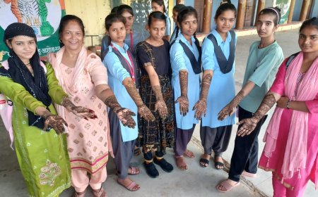 हर घर तिरंगा अभियान के तहत जिले में रंगोली एवं मेहंदी प्रतियोगिताओं का हुआ आयोजन