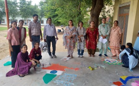 हर घर तिरंगा अभियान के तहत जिले में रंगोली एवं मेहंदी प्रतियोगिताओं का हुआ आयोजन