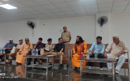 लोहार्गल धाम के चौबीस कोसीय परिक्रमा मेला व्यवस्था को लेकर हुई प्रशासनिक अधिकारियों की बैठक