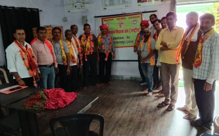 राजस्थान शिक्षक संघ राष्ट्रीय उपशाखा वैर में सत्य प्रकाश शर्मा अध्यक्ष , राम सिंह गुर्जर मंत्री निर्विरोध चुने