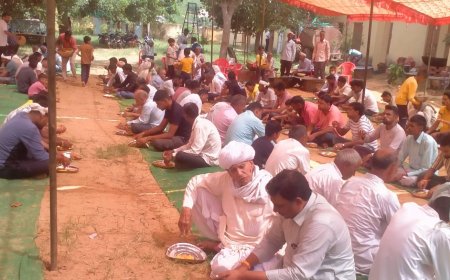 बाबा चबूतरे वाले का  विशाल भंडारे का आयोजन