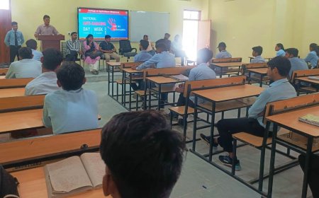 एण्टी रैगिंग सप्ताह के तहत विचारगोष्ठी आयोजित