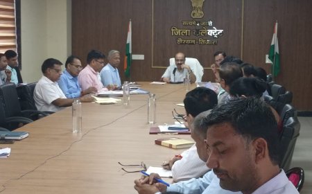 जनसहभागिता से हर घर तिरंगा अभियान को बनाएं सफल:साप्ताहिक समीक्षा बैठक में जिला कलक्टर ने दिए निर्देश