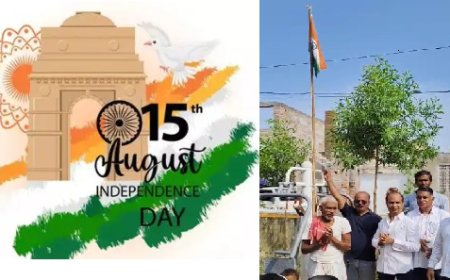 आंगनबाड़ी केन्द्र में पार्षद सोलंकी ने फहराया झंडा, बच्चों के बीच पहुंचकर धूमधाम से मनाया  79 वां स्वतंत्रता दिवस