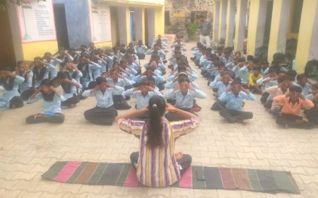 फिजिकल फिजियोलोजिकल एवं साइकोलोजिकल स्ट्रेस दूर करता है योग - जाह्नवी दीक्षित