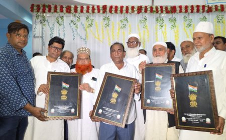 प्रतिभा सम्मान समारोह में विभिन्न राज्यों के प्रतिभागी हुए शामिल