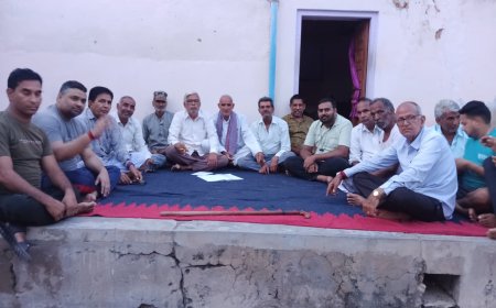 पचलंगी में गांधी जयंती पर आयोजित होने वाले मेले की तैयारी को लेकर हुआ विचार विमर्श