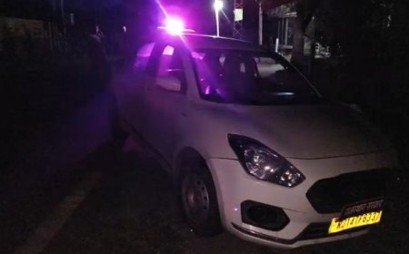 कार की टक्कर से मोपेड सवार गंभीर घायल वाहन जप्त