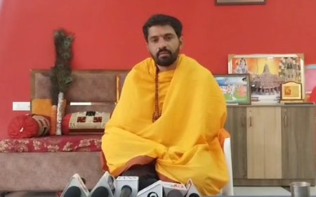 माजरी धाम सुमित गिरी महाराज ने 24 तारीख के कार्यक्रम को लेकर की प्रेस वार्ता