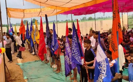 भरतपुर संभागीय संस्कृत छात्र क्रीड़ा महोत्सव का महुआ में आगाज, 30 टीमों के 450 खिलाड़ी, 50 प्रशिक्षक हुए शामिल