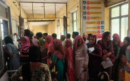 मौसमी बीमारियों का गोविंदगढ़ में प्रकोप: उमस गर्मी से लोग बेहाल ,मौसमी बीमारियां बढ़ने से जुकाम बुखार के मरीज बढ़े, आउटडोर 650 के पार