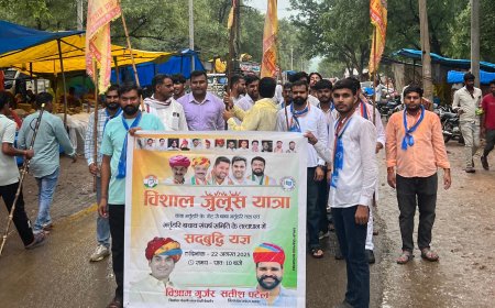 राजस्थान में छात्र संघ बहाल करने कई मांगों को लेकर एनएसयूआई  ने किया सद्बुद्धि यज्ञ