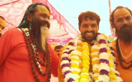 महंत सुमित गिरी महाराज के सानिध्य में हुआ माजरी धाम महोत्सव: केन्द्रीय मंत्री भूपेंद्र यादव रहे मुख्य अतिथि