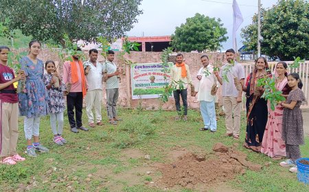 एक पेड़ मां के नाम पौधारोपण का आयोजन