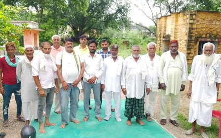 मौजपुर में लगने वाले ईआरसीपी केअंतर्गत  पानी की बोरो का किया विरोध