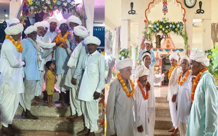 कोट गांव के बुजा की ढाणी में हीरामल जी महाराज का विशाल भंडारा