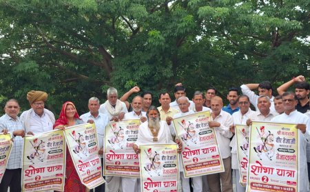 वीर तेजाजी महाराज के बलिदान दिवस तेजा दशमी पर विशाल शोभायात्रा 2  को