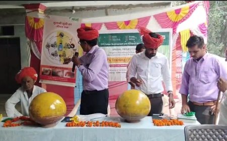 सिटी सीडीटीआरए  के माध्यम से कपास प्रशिक्षण शिविर काआयोजन