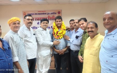 अंतराष्ट्रीय वैश्य महासम्मेलन के विशाल झालानी बने लक्ष्मणगढ़ तहसील अध्यक्ष