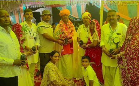 पर्यावरण जागरूकता के उद्देश्य से एक व्यक्ति एक पौधा मिशन द्वारा पौधा -रस्म कार्यक्रम आयोजित