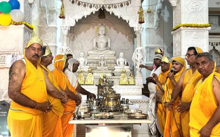 दसलक्षण पर्व के तहत जैन मंदिरों मे हो रहे है अनेक धार्मिक आयोजन